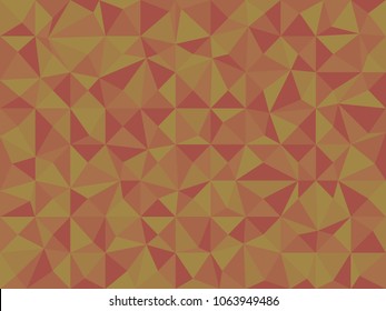 Vector illustration for your design, gold crystal abstract geometric Polygon Retro triangle Background, polygonal background, Honey background. Sparkles, lights.