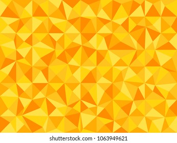 Vector illustration for your design, gold crystal abstract geometric Polygon Retro triangle Background, polygonal background, Honey background. Sparkles, lights.