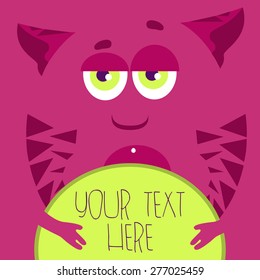 Vector illustration for your design. Postcard. Event.