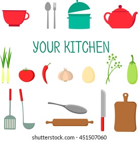 Vector illustration of your kitchen