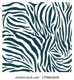 Vector illustration of zebra texture on a beige background.