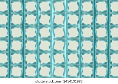 Ilustración vectorial del patrón de motivos cuadrados zig-zag para papel tapiz.