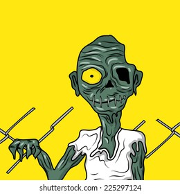 Vector illustration of zombie 