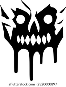 Vektorgrafik von Zombie-Cartoon