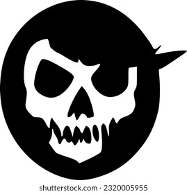 vector illustration of zombie icon