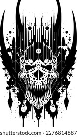 vector illustration of zombie mobster