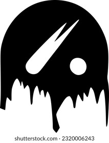 vector illustration of zombie monster