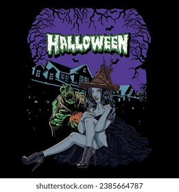 Vector illustration of Zombies in EPS10 version format