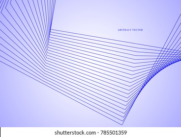 Vector illustration.Abstract colored wave or curved line element for design