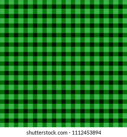 Vector Illustration,background Seamless Dark Green Scotch Pattern