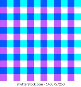 Vector illustration,background seamless Purple blue scotch pattern