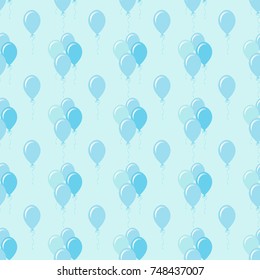 Vector illustration,balloons seamless pattern, wallpaper