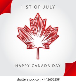 Vector illustration,banner or poster for canada day. Vector illustration,banner or poster for canada day.