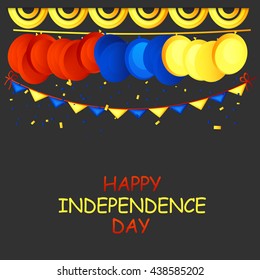 Vector illustration,banner or poster for  independence day of Columbia.