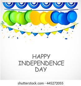 Vector illustration,banner or poster for independence day of gabon.