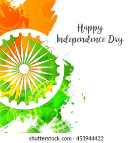 Vector Illustrationbanner Poster Indian Independence Day Stock Vector ...