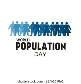 Vector illustration,banner or poster of world population day.