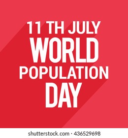 Vector illustration,banner or poster of world population day.
