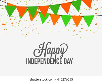 Vector illustration,banner,poster or flyer for indian independence day celebration.