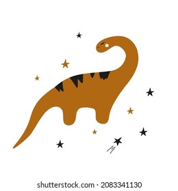 Vector illustration.Colorful dinosaur for design