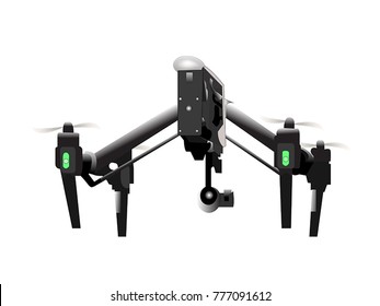 Vector Illustration,Drone,Flying drone image