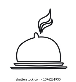 Vector illustrationf of a icon restaurant