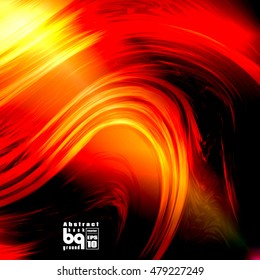 Vector illustration,fire space, glitch, background flash, abstract galaxy, sun