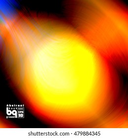 Vector illustration,fire space, glitch, background flash, abstract galaxy, sun