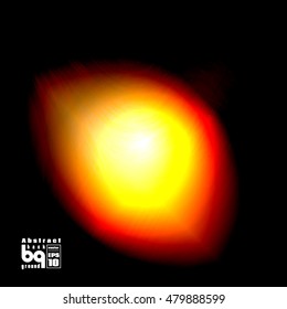 Vector illustration,fire space, glitch, background flash, abstract galaxy, sun