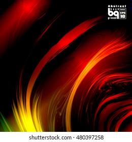 Vector illustration,fire space, glitch, background flash, abstract galaxy, sun