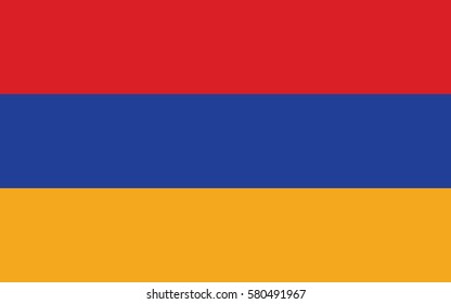 vector illustration,Flag of Armenia