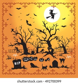  Vector Illustration:Halloween