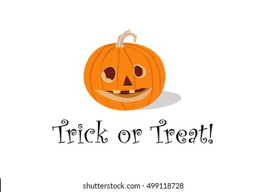 Vector illustrationHalloween Trick or treat