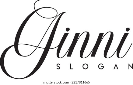 Vector illustration.Hand drawn calligraphy style. Black and white