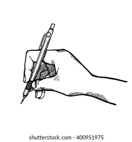 Vector illustration.Hand writing