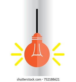 Vector illustration,Lamp Icon