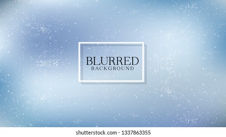 Vector illustration-Material design. Blur blue background with white grunge texture.