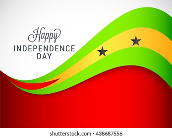 Vector illustration,poster or banner for Sao Tome and Principe.