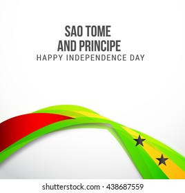 Vector illustration,poster or banner for Sao Tome and Principe.
