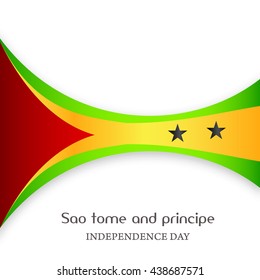 Vector illustration,poster or banner for Sao Tome and Principe.