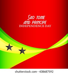 Vector illustration,poster or banner for Sao Tome and Principe.