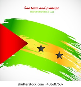 Vector illustration,poster or banner for Sao Tome and Principe.