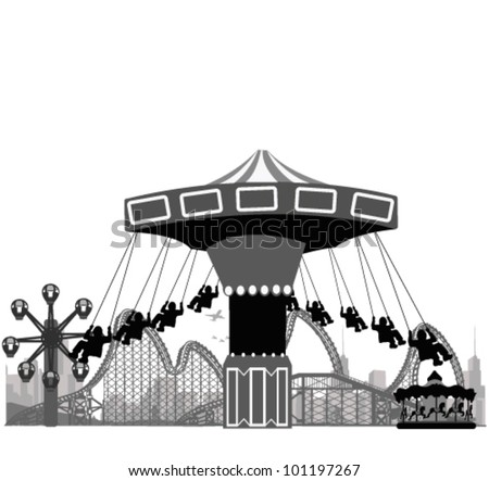 Similar – Image, Stock Photo Fairground chain carousel