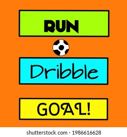 vector illustrations about football for sketches, banners or words of encouragement
