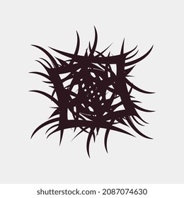 también son buenas las ilustraciones vectoriales de motivos abstractos para paredes o los únicos y elegantes materiales de tatuaje