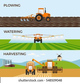 Vector illustrations for agricultural and farming. Infographic