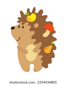 Vector illustrations of an animal on a white background.