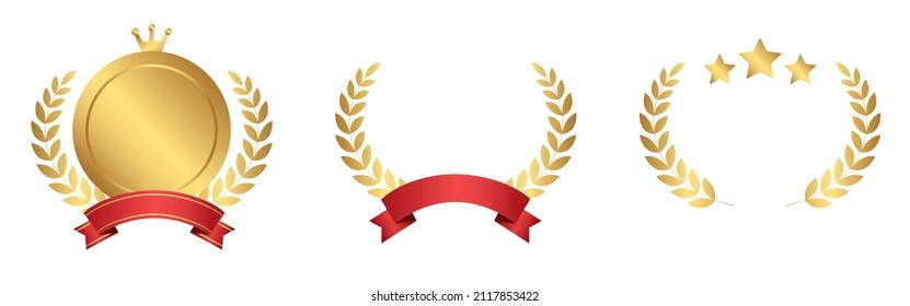 Vector illustrations of awards and honors