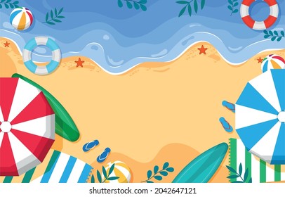 Vektorgrafiken für Strand, Sand und Naturlandschaft  
