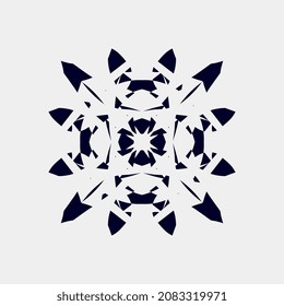 vector illustrations of beautiful and good floral motifs for home decoration or public places can also be